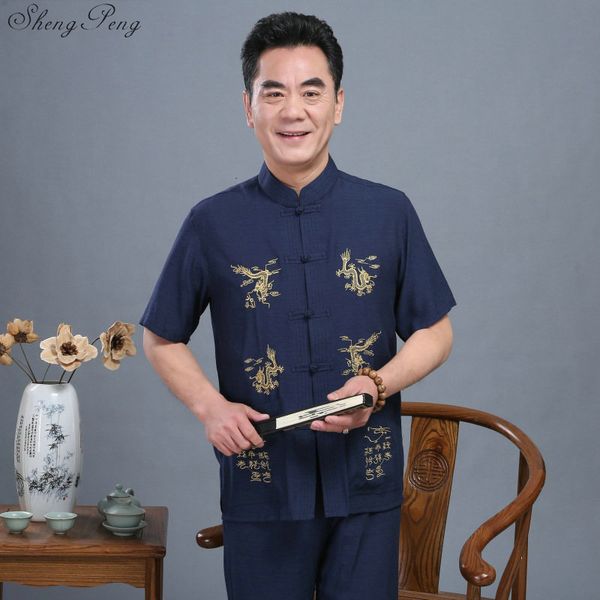 

traditional chinese clothing for men chinese tunic suit shanghai tang traditional clothing store q098, Red