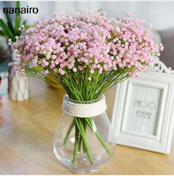 

7 bifurcation/ Bouquet Babysbreath Silk Artificial Flower Decoration Decorations Baby's Breath Fake Rose Flowers Bouquet