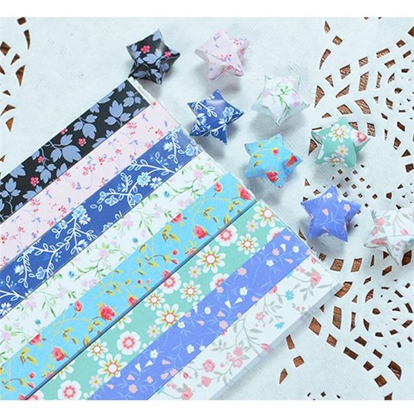 Ful Retro Floral Paper Folding Diy Papers Hand Made Craft Lovely Cute Lucky Star Strips Origami Creative Decor 1aj Jj From Sd002 029 Dhgatecom