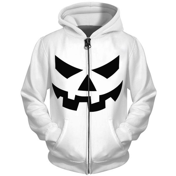 

cloudstyle brand new fashion zipper hoodies men 3d black white casual sweatshirts harajuku streetwear winter zip up coats