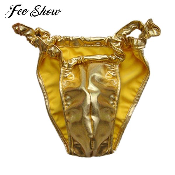 

mens spandex & latex rubber briefs underwear mens lingerie spandex with latex rubber briefs underpants, Black;white