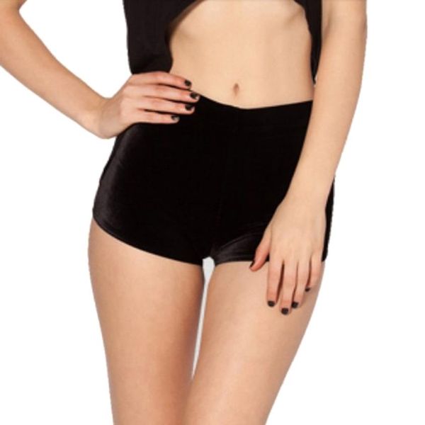 

2017 women ladies velvet runner shorts high waist youthful own store, White;red