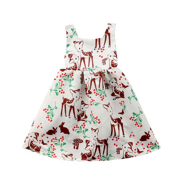 

cute kids baby girl cartoon animal summer floral party pageant tutu dress backless sundress ball gown princess dresses clothes, Red;yellow