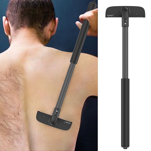 Stretchable Back Shaver Dry Wet Mens Body Grooming Hair