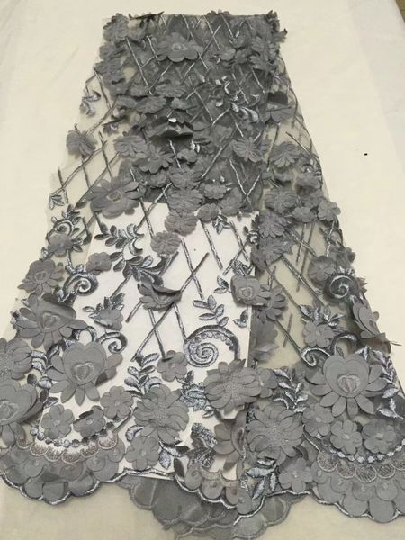 

2018 последний французский Нигерии кружева ткани высокое качество Африканский тюл