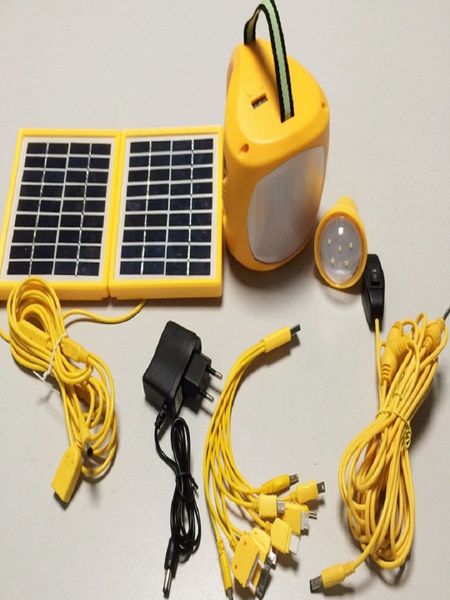 

portable solar lighting kit with usb charging port,usb cable ,solar panel,led bulb and power adapter