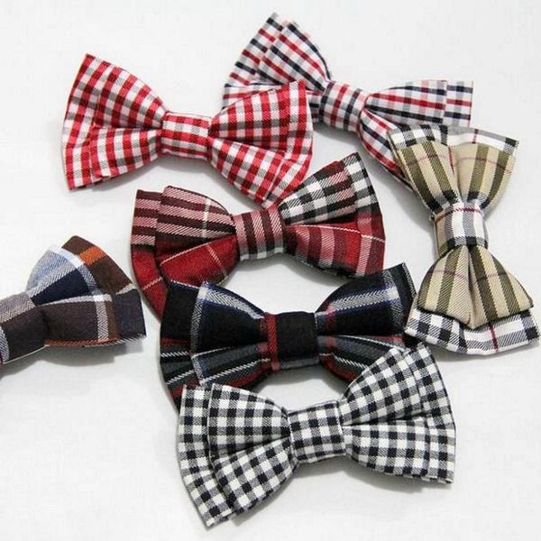 

лучшие дети галстук-галстук хлопчатобумажные штифты для бензина для бензина для бензина для бензина, детская собака для собаки чеки 9 * 5 см, Black;gray