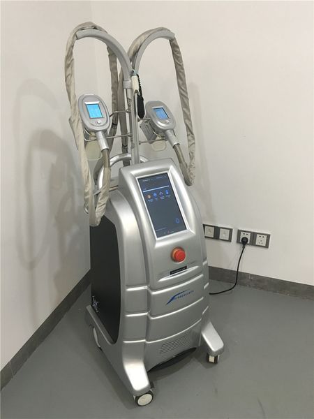 

cryo vaccum suction cellulite removal cooling technology fat ing cryolipolysis machine with 4 handles for weigh loss amd fat remova, Black;white