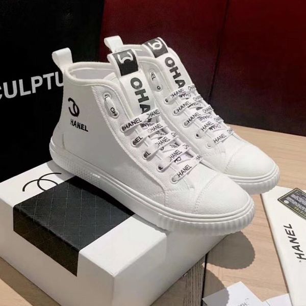 

Luxury de igner neaker de igner women hoe boot fa hion ca ual canva hoe high neaker for women 2018