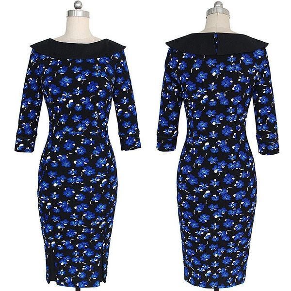 

women dress europe and the united states sleeve wave stitching slim pencil skirt, Black;gray