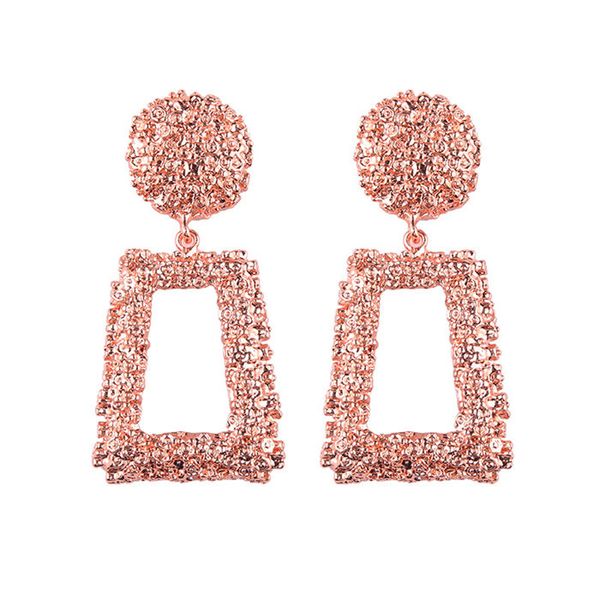 

De igner earring jewelry metal 6 color earring female luxury maxi ilk thread bohemian red geometry big earring for women jewelry gift