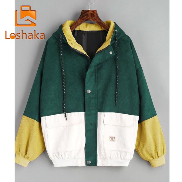 Plus Size Womens Long Sleeve Patchwork Jacket Windbreaker Coat Overcoats Outwear