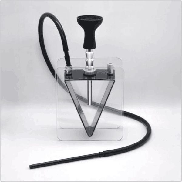 Acheter 1x Date Acrylique Narguilé Boîte Narghile Shisha Avec Bol Tuyau Charbon De Bois Titulaire Pistolet De Pulvérisation Deau Tuyau Tuyau De