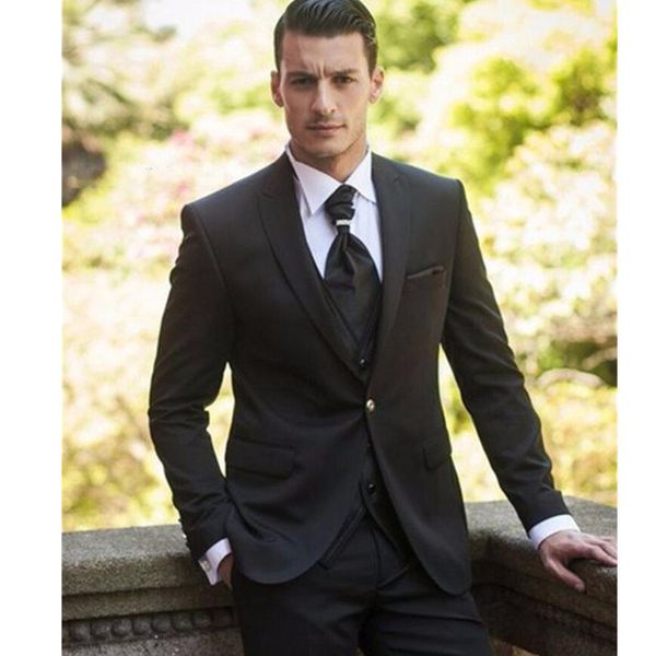 

черный slim fit мужские костюмы свадебные смокинги для жениха 2 шт. (жакет + брюки) жених костюмы лучший блейзер для мужчин groomsmen свадеб, Black;gray