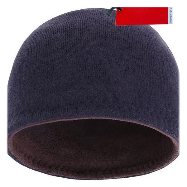 

2018 fashion beanies brand men autumn winter hats sport knit hat thicken warm casual outdoor hat cap double sided beanie skull caps 10pcs