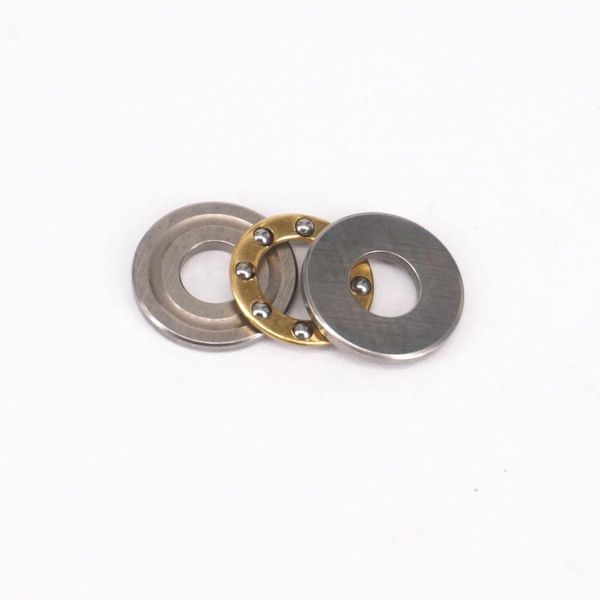 

10pcs 5x12x4mm miniature axial ball flat washers thrust bearings 3-parts abec-1