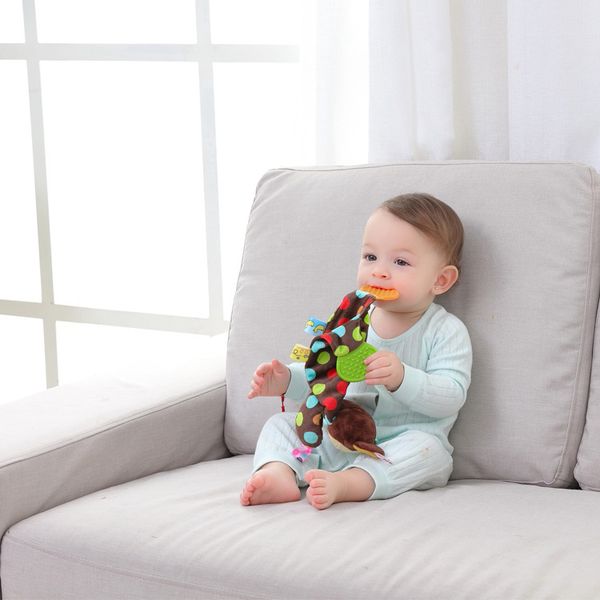 

серия игрушки гуттаперча животных младенца молярных умиротворить полотенце многофункциональную с бумажными куклами младенца молярами спящих