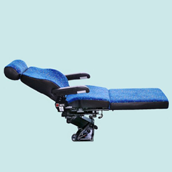 

driver seat for train a grande vitesse, mechanical suspension shock aadjustablbsorber, w/ armrest, headrest, adjustable, rotatable, recliner
