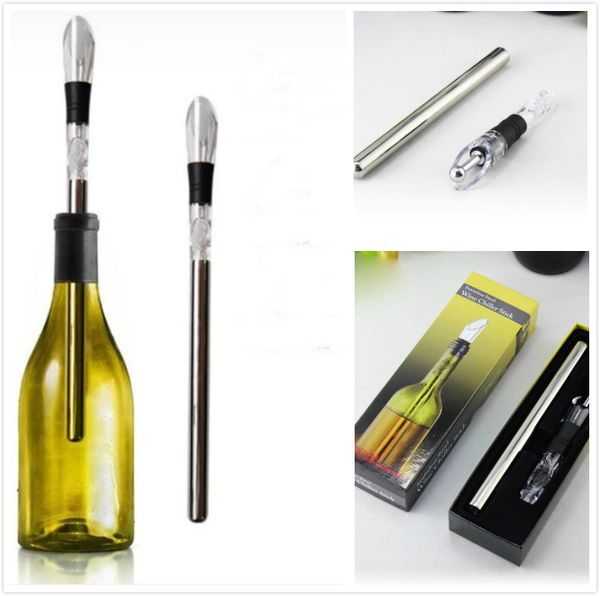 

creative stainless steel ice red wine cooling stick bar popsicle er champagne quick cooling chiller replace the ice buck
