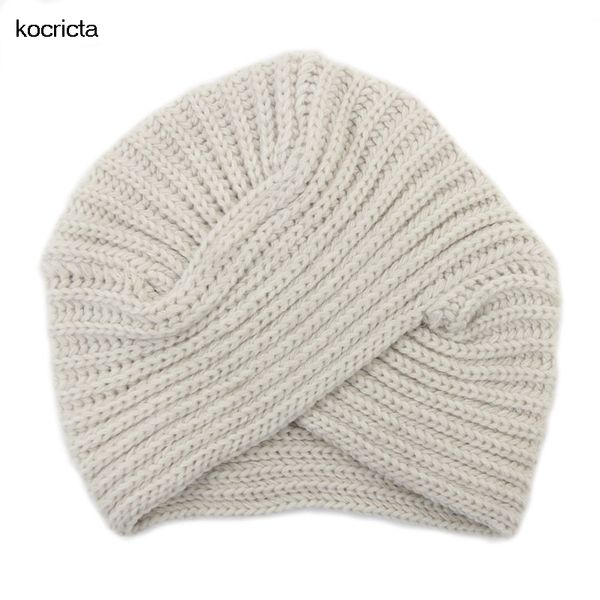 

women knitted tubrn beanie hat autumn winter lady solid blank india cap, Blue;gray
