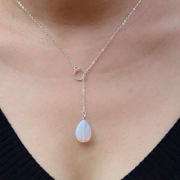 

10pcs gold silver elegant layered necklace for women girl opal choker necklace jewelry