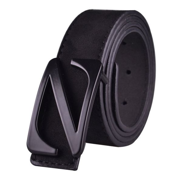 

left rom 2018 new mens fashion suede z pin buckle business belts / leisure male belts / men jeans, Black;brown