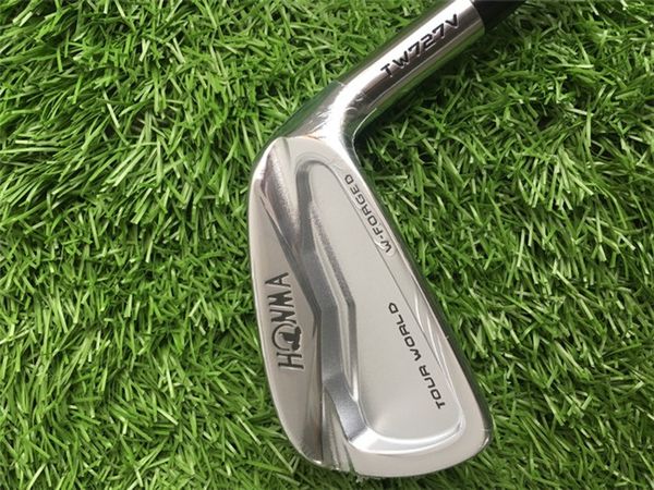 

Brand New Honma Tour World TW727V Forged Irons Honma Golf Forged Iron Set Golf Clubs 4-10 R/S Flex Steel Shaft With Cover