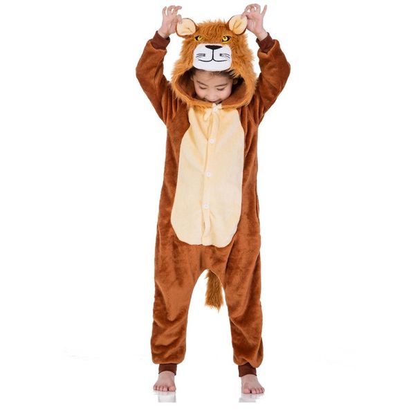 Bambini Ragazzi Ragazze Animale Gonfiabile Lion Costume Vestito