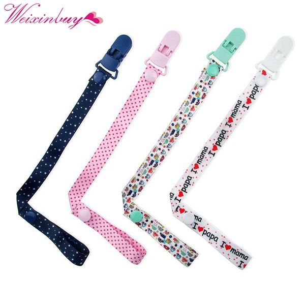 

4pcs/set pacifiers clip cartoon pacifiers holders infant baby pacifier chain baby feeding supplies