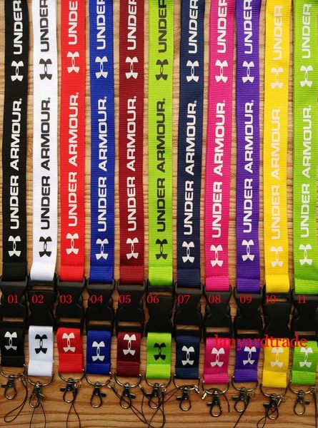 

Whole ale ua large aggregation removable u a key chain badge pendant party gift moble phone lanyard 100pc hipping