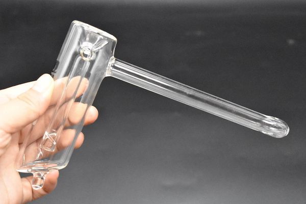 Hot Labs Mini-Glasperkolator-Bubbler Glaspfeifen Rauchwasserpfeife Glasbongs Ölbrenner für Bohrinseln