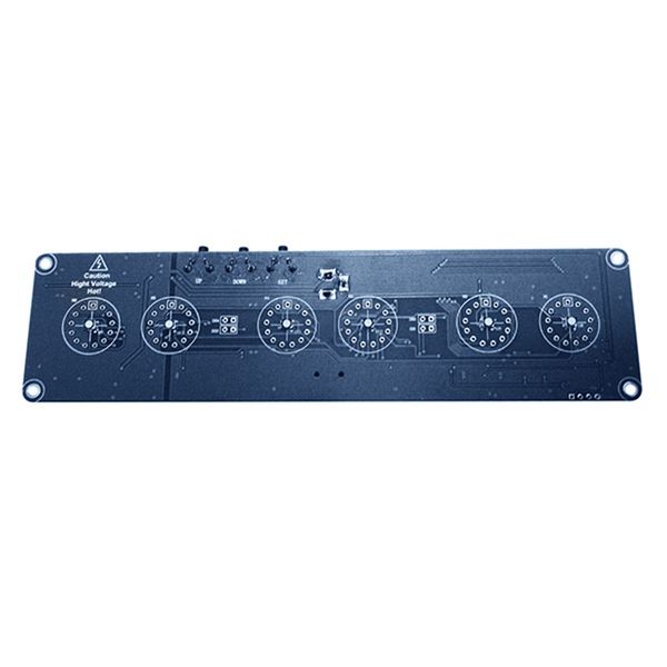 

diy in14 in4 nixie tube digital led clock gift circuit board kit pcba, no tubes