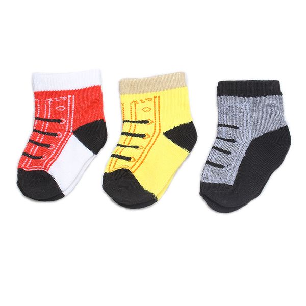 

3 pair/lot lovely spring autumn baby kids socks infant girls boys soft striped car new children newborn sock, Pink;yellow