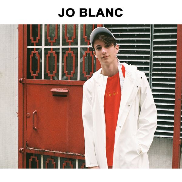 

jo blanc waterproof overcoat | fashion raincoat | street style bright white, Tan;black