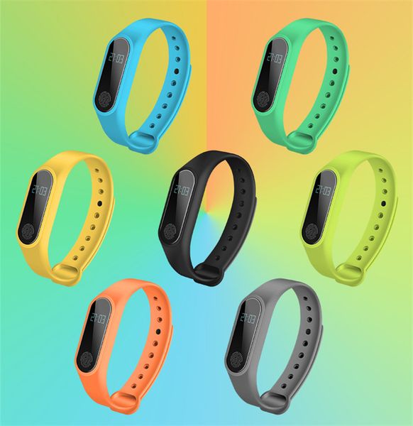 

9 color m2 mart bracelet mart watch heart rate monitor bluetooth health fitne mart band for android io activity tracker