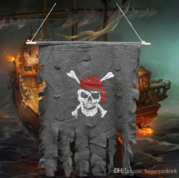 

decorative flag burlap garden flag 51*48cm 78*87cm jute ruffles diy linen yard hanging flag house decoration portable banner