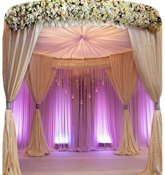 Tian Hou Wedding Props Newest Fashion Pipe And Drape Kits With