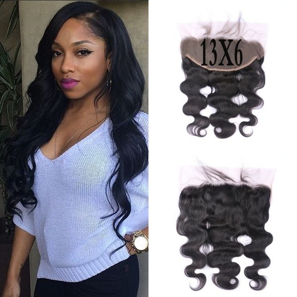 Brazilian 13x6 Body Wave Ear To Ear Lace Frontal Closure 8 24inch