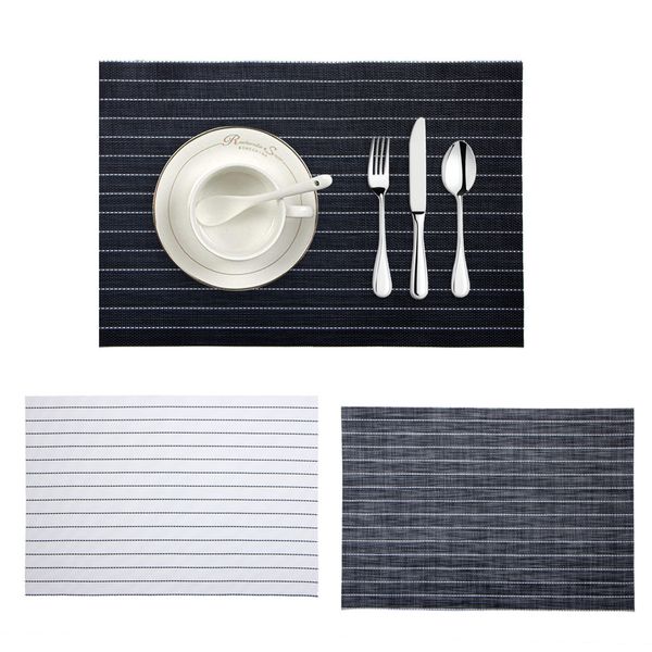 

placemat woven non-slip pvc insulation placemat washable table mats for kitchen home and garden tool supplies