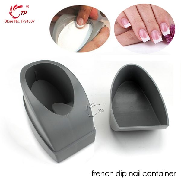 

окунание порошок французский маникюр литья пластиковый контейнер направляющие французский ногти советы легко сделать белый розовый улыбка ли, Silver