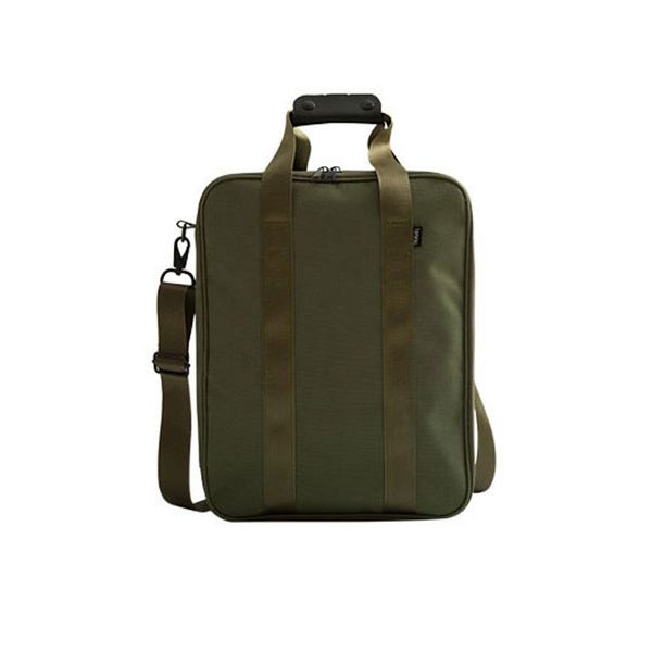 

utility canvas men travel shoulder bag portable solid color fashion multi function zipper handbags