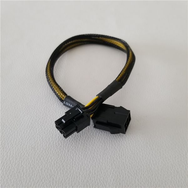 10шт/лот-кабельная кабельная видеокарта PCI-E PCIE 6PIN Мужское и женское удлинительное кабель 18AWG Экранирующий кабель 30 см.