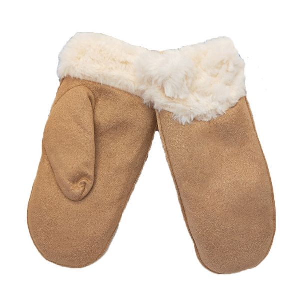 

winter women casual fashion wrist warmladies' mittens with gloves and thick pile, Blue;gray