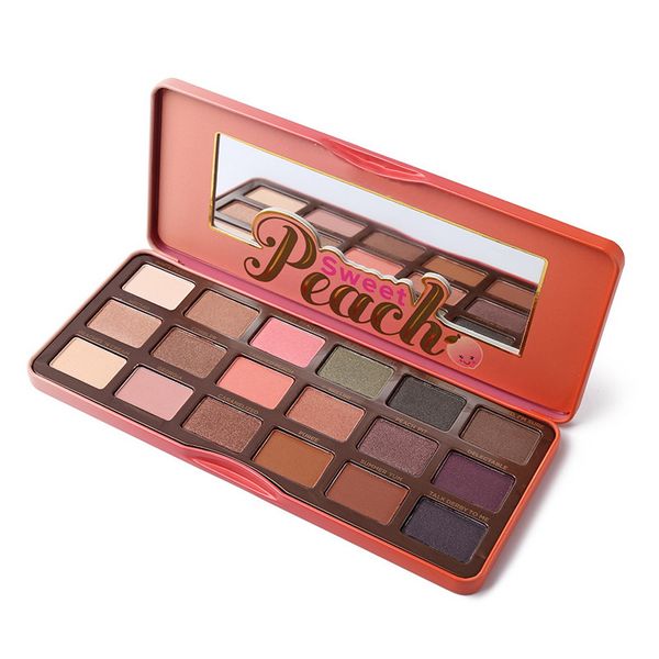 

NEW arrival HOT Makeup Chocolate Bar Eyeshadow palette semi-sweet bonbons sweet peach 16 Color Eye Shadow palette free shipping