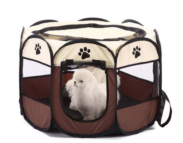 

Pet Dog Cat Portable Foldable Folding Pet Carrier Tent Fabric House Playpen Crate Cage Kennel Tent Outdoor Indoor Fence house