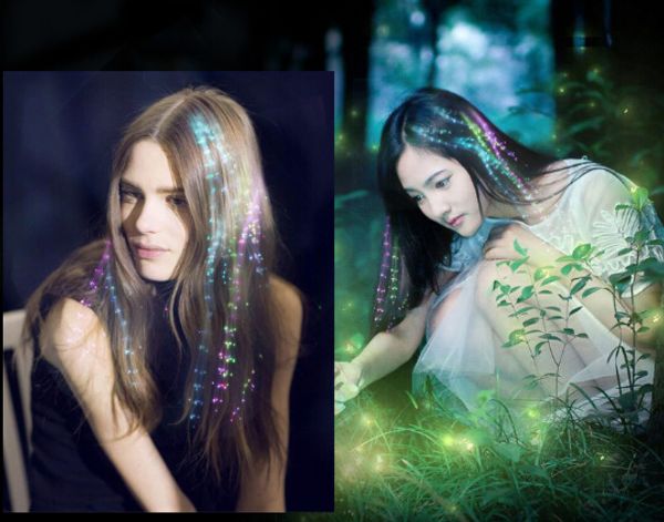 

flash braid colorful fiber led flash braids for new year christmas decorations birthday wedding glow party supplies decoration