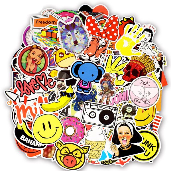 

600 ШТ. Случайные Водонепроницаемый Смешные Смешанные Наклейки Игрушки для Детей D