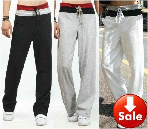 

nwt men's women's stylish athletic sporty casual training jogging sport lounge sweatpant sweat pants slacks ing, Black