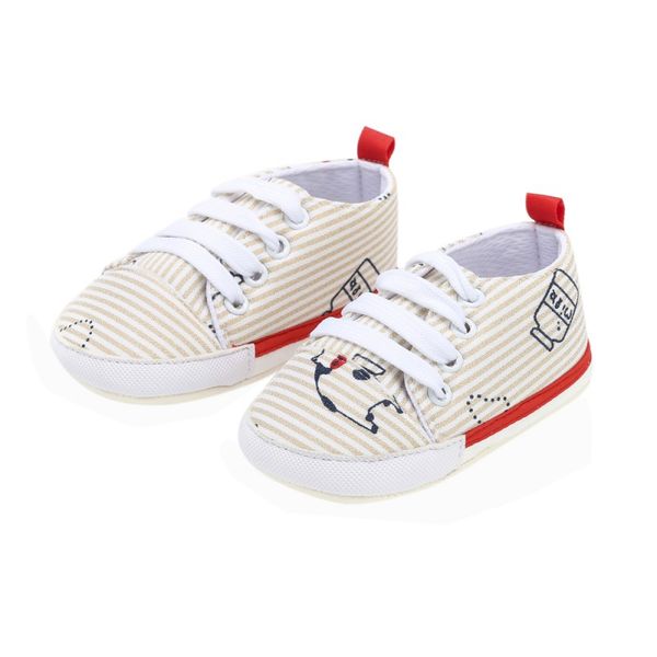 

newborn baby shoes toddler shoes first walker autumn infant casual sneakers cartoon printed striped rubber soles for kids