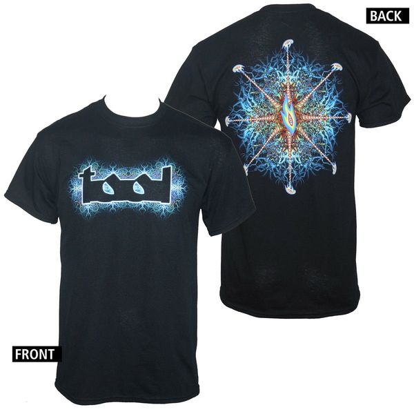 

Подлинный ИНСТРУМЕНТ Band Nerve Ending Logo Черная футболка S-2XL NEW